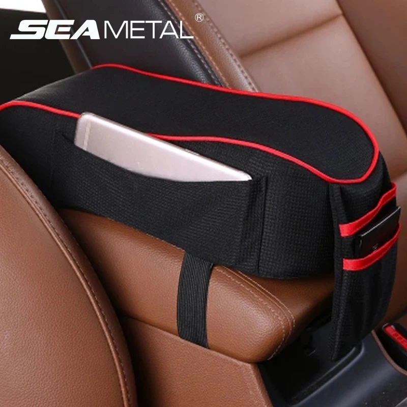 

Car Armrest Storage Covers Universal Memory Foam Armrest Seat Box Organizer Protector Cushion Pads Car-Styling Auto Accessories
