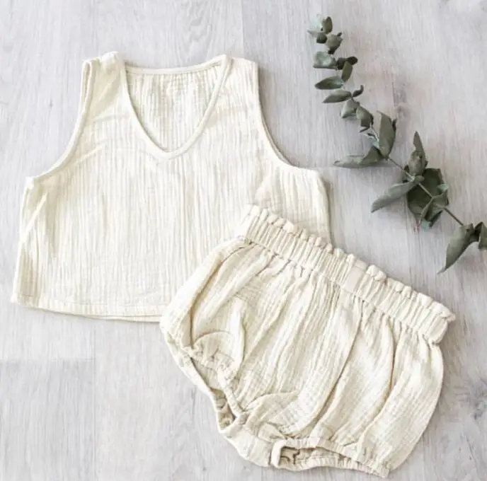 

2019 Ins European&America Toddler Kids Girls Boys Summer Clothings V-nect Tops&Shorts Clothings