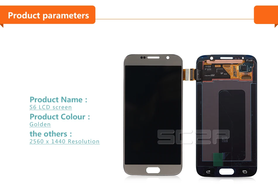 For Samsung Galaxy S6 LCD Display with Touch Screen Digitizer Assembly Replacement G920A G920F G920I G920P