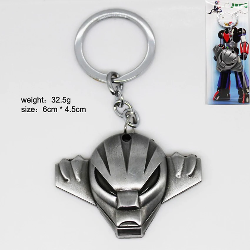 

Mazinger Z UFO Grendizer Pendant Grendizer Helmet Anime Key Chains Doll Zinc Alloy Metal Material Toy Brinquedos