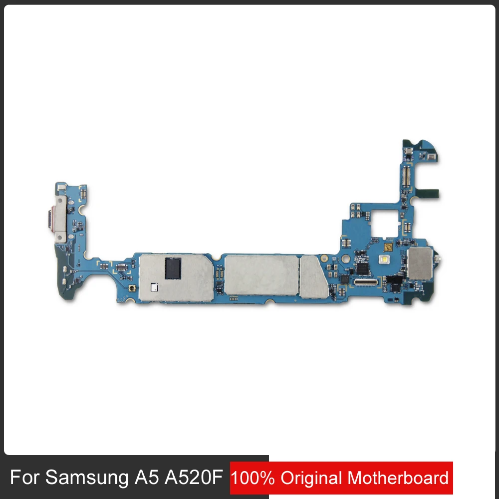 

Good working Motherboard for Samsung Galaxy A5 A520F Original unlocked For Galaxy A5 A520F Mainboard full chips logic board