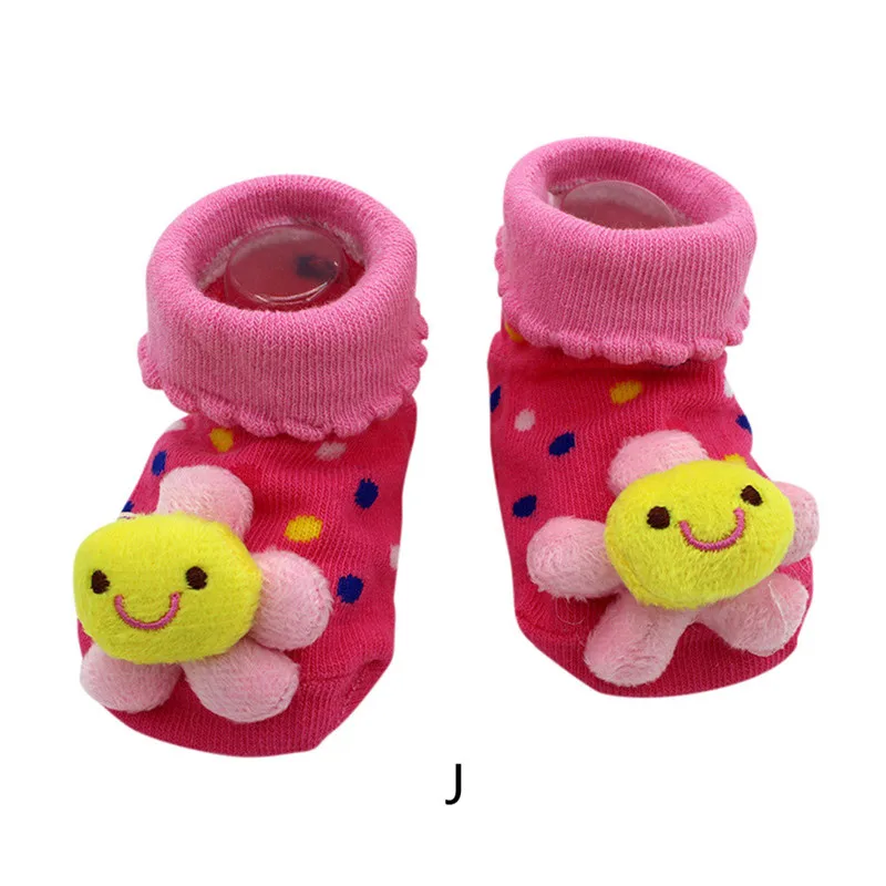 Г. Лидер продаж, Детские Носки с рисунком, нескользящие носки для новорожденных девочек и мальчиков, тапочки, обувь, ботинки meias calcetines# NXT - Цвет: J