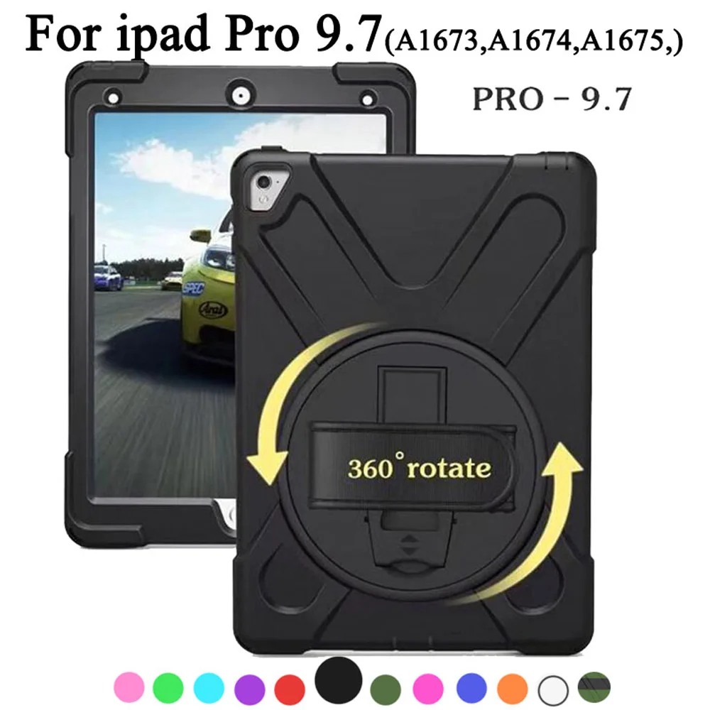 

Shockproof Kids Protector Case For iPad Pro 9.7 A1673 A1674 A1675 Heavy Duty Silicone Hard Cover