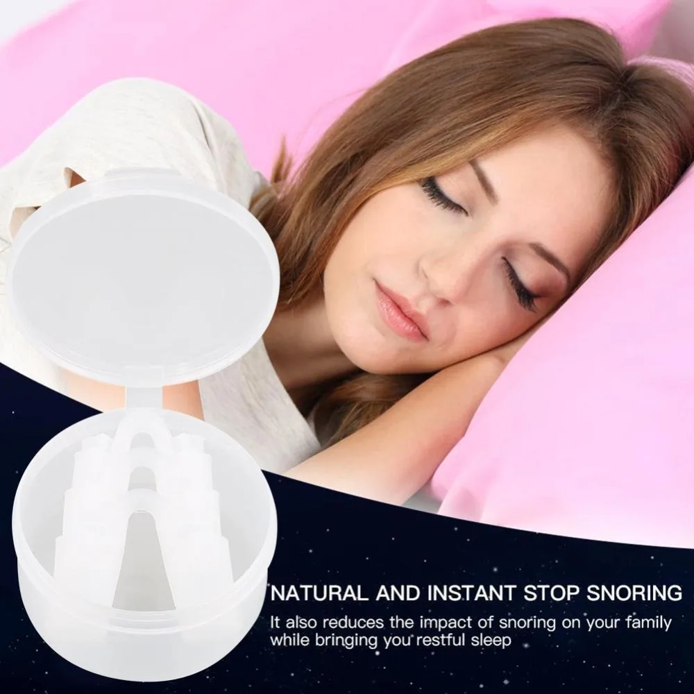 

Anti Snore Nose Clip Mini Transparent Nasal Dilator Sleeping Aid Equipment Stop Snoring Breathing Smooth Device Snore Stopper