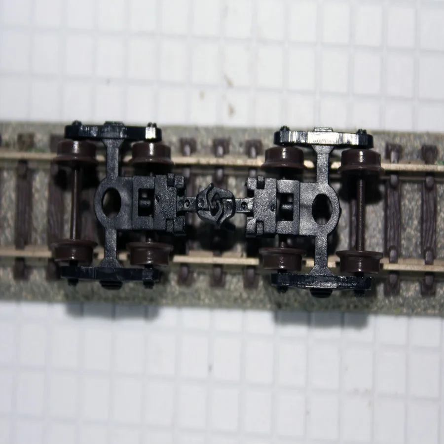 2 шт N масштаб Bogie моделирование поезд модель игрушки аксессуары 1/150 модель поезда колеса