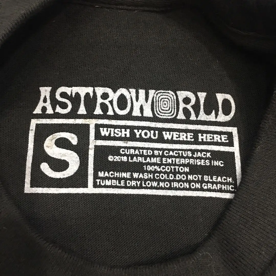 С изображением Трэвиса Скотта Astroworld MSG пламя Статуя Свободы Astrworld Футболка мужская женская уличная хип хоп астромир Футболка Топ футболки