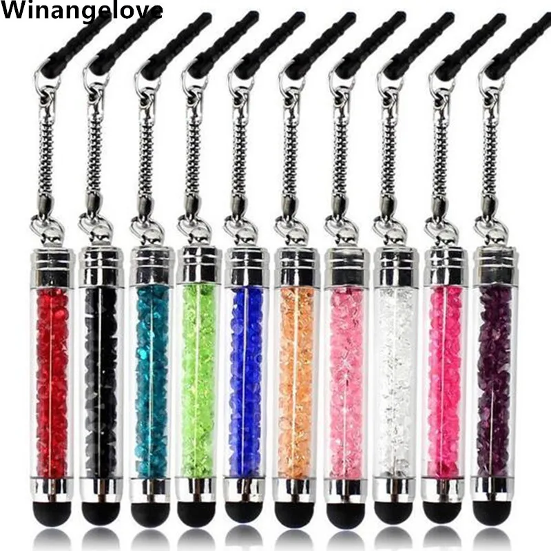 

Winangelove 200pcs/lot Luxury Diamond Crystal Touch Screen Capacitive Stylus Ball Bling Pen Pens For iphone PC Tablet
