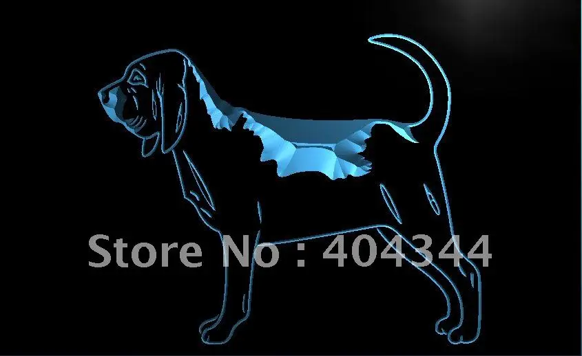 LK234- Bloodhound Dog Pet Display LED Neon Light Sign home decor crafts | Дом и сад
