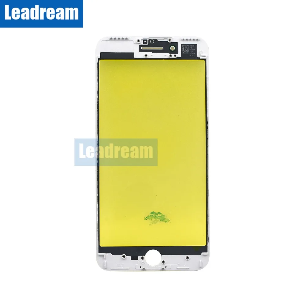 Leadream 10 шт. 3 в 1 переднее внешнее стекло для iPhone 7 8 Plus Переднее сменная крышка с