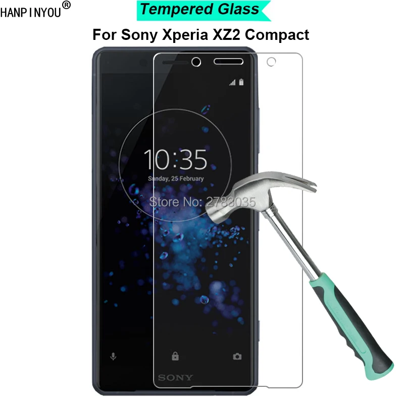 Для Sony Xperia XZ2 Compact 5 0 &quotновая твердость 9H 2.5D ультратонкая закаленная стеклянная