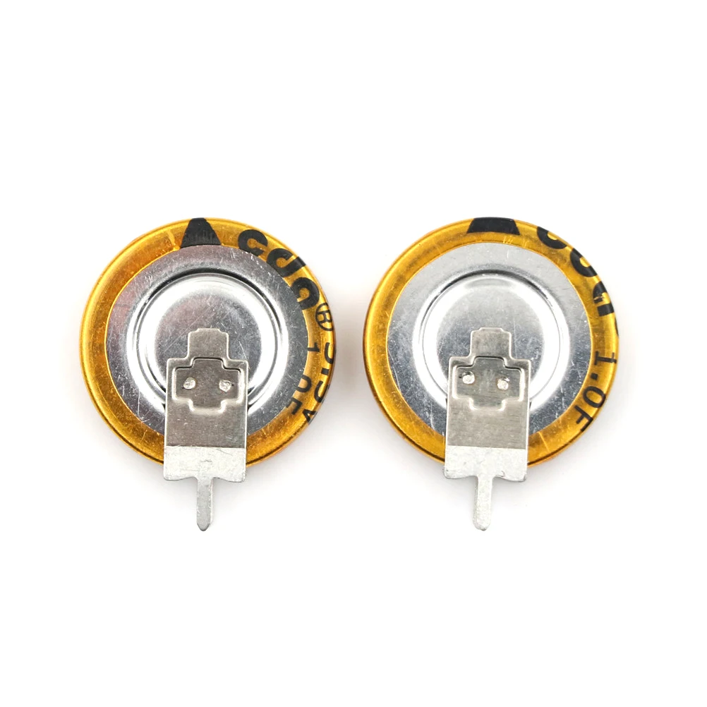 2PCS 1F 5.5V farad capacitor 5.5v 1F 1.0F super capacitor double layer capacitor Lowest Price