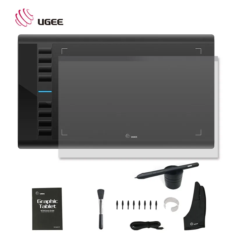 Upgrades Ugee M708 digital drawing tablet graphics tablet