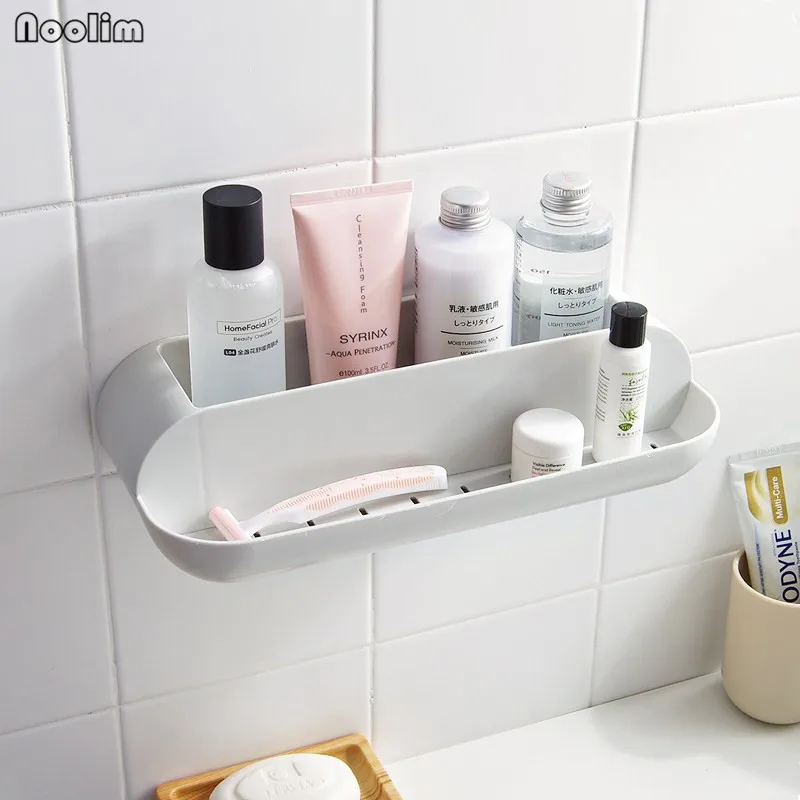 NOOLIM Bathroom Wall mounted Cosmetic Rack Toiletries Storage Holder