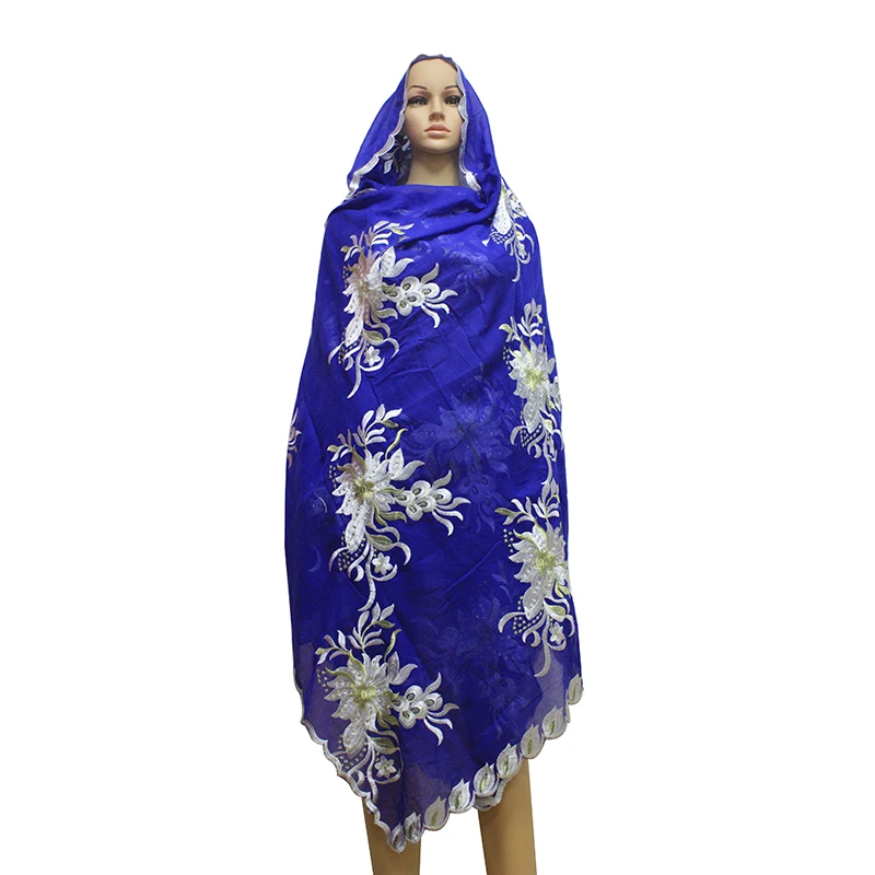 

African scarfs!2019 New muslim embroidery women cotton scarf for shawls wraps pashmina,BIG COTTON SHAWLS