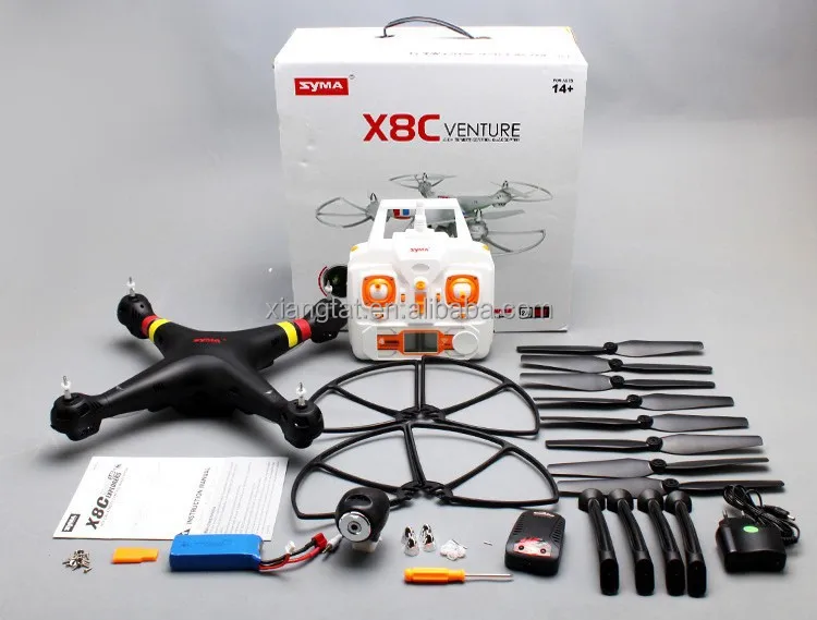 SYMA X8C 2.4 г 4ch 6 оси предприятие с 2mp Широкий формат Камера Мультикоптер Дрон RTF