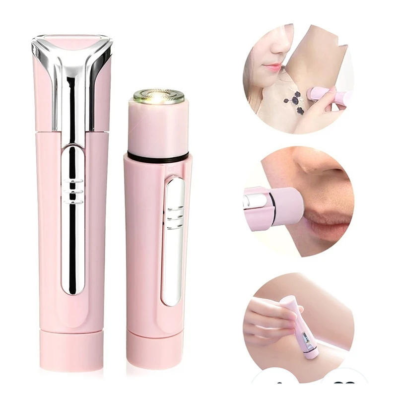 

Mini Electric Facial Hair Remover Shaver Face Care Body Hair Removal Painless Portable Epilators Trimmer Beauty Tools Women