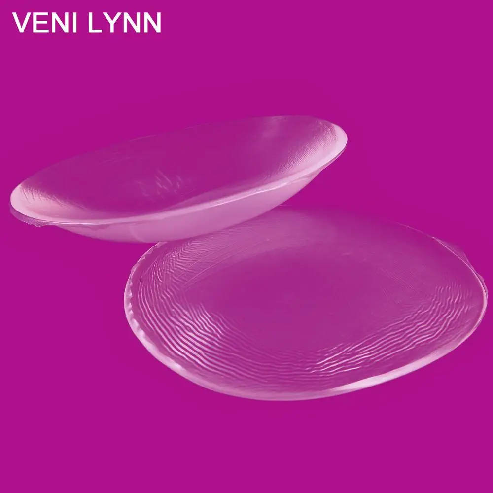 VENI LYNN 140 г/пара прозрачные круглые силиконовые для увеличения груди женские