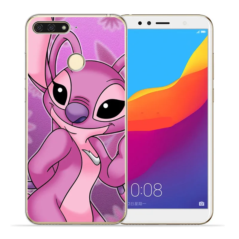 Роскошный Ститч мультфильм marvel для huawei II Y5 Y6 Prime Nova 2 3 4 3I Plus чехол для телефона Coque Etui funda Capinha - Цвет: 1281