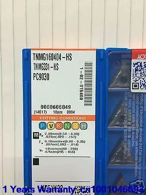 

DHL/EUB 5 lots Original for Korloy TNMG160404-HS PC9030 CNC Carbide Insert NEW 10pcs/lot 15-18