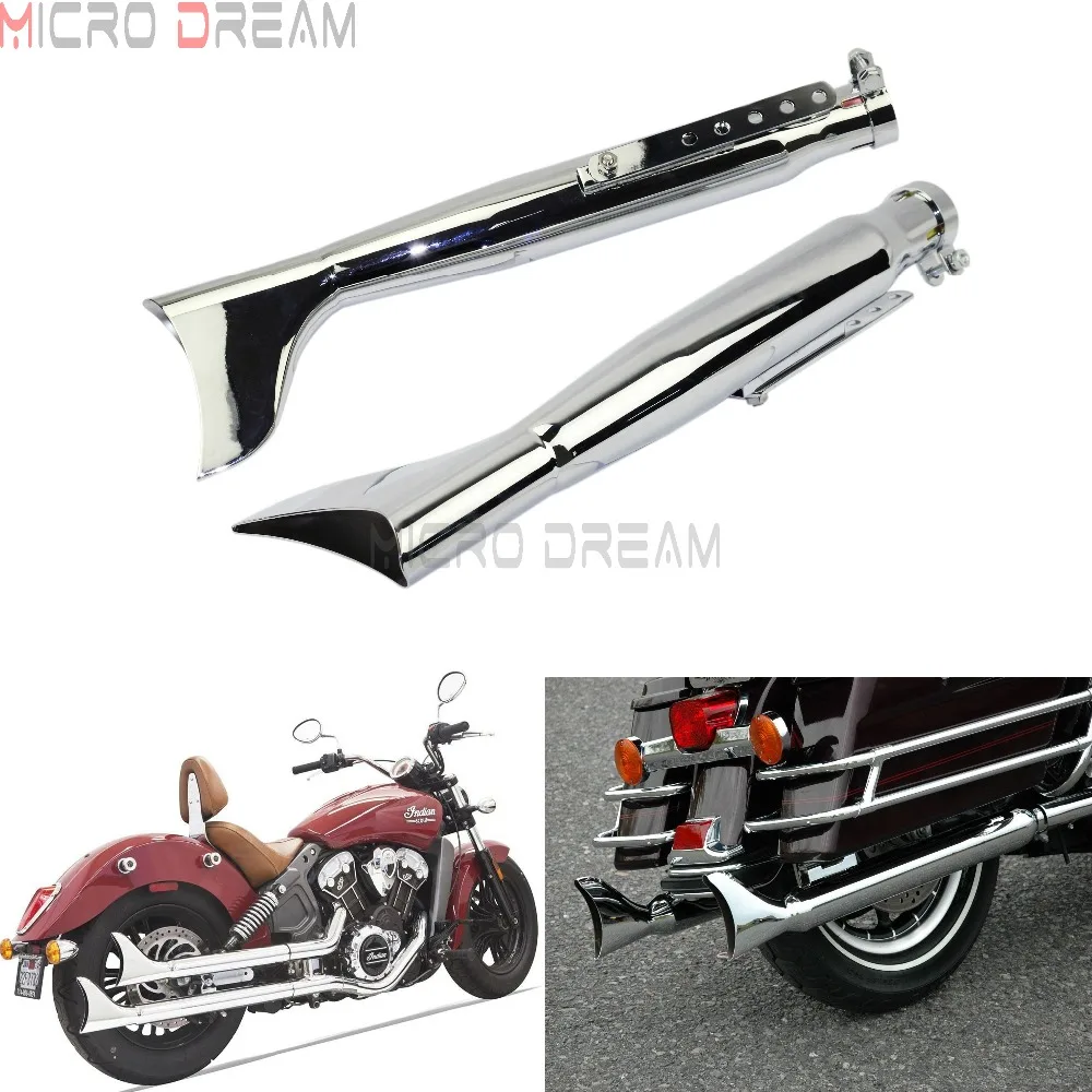 21\ Motorcycles Vintage Fishtail Exhaust Silencer Pipe For Harley Touring Street Electra Glide Dyna Street Bob Chrome Mufflers 21\ Motorcycles Vintage Fishtail Exhaust Silencer Pipe For Harley Touring Street Electra Glide Dyna Street Bob Chrome Mufflers