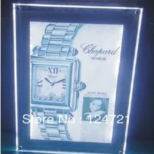 Акрил без рамы Кристальный подсветка светодиодный световой короб для рекламы, светодиодный каркасный щит