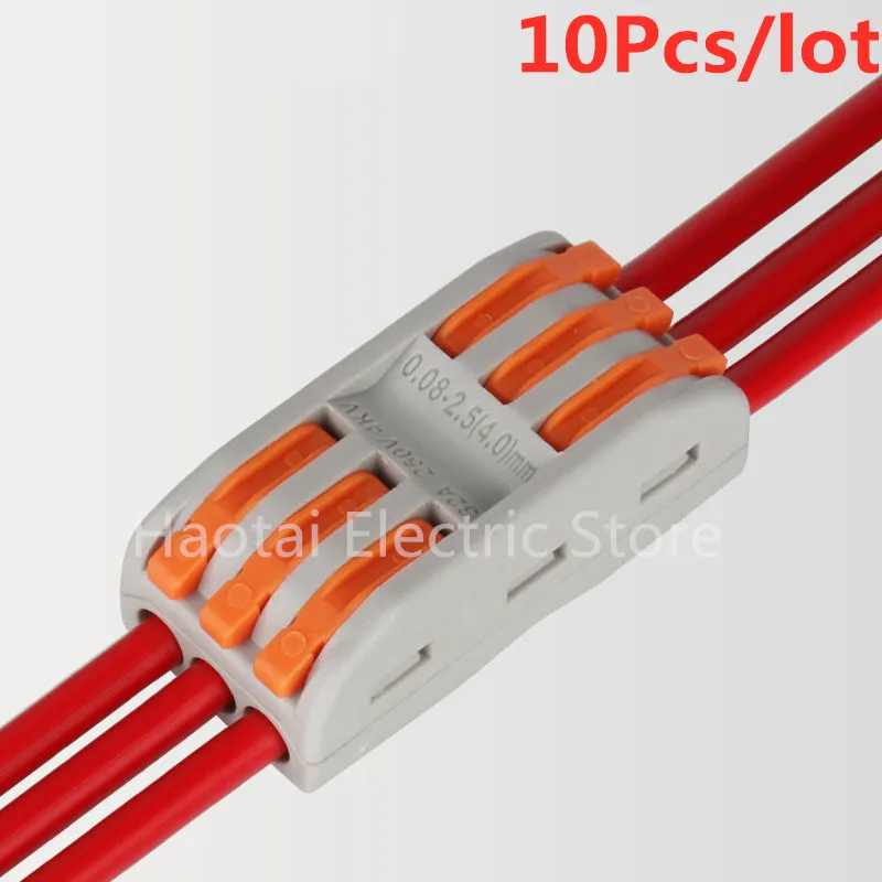 

Type 10PCS Electrical Wiring Terminals Household Wire Connectors Fast Terminals SPL-2 SPL-3 Connection Lamps And Lanterns