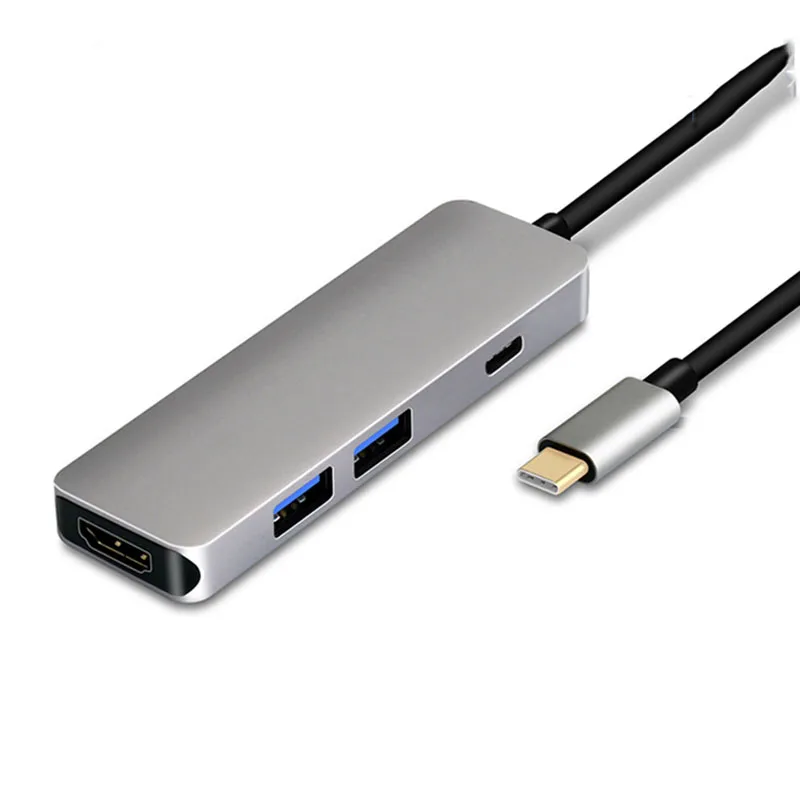 Тип c на USB 3 0 концентратор HDMI PD концентратора Портативный высокое Скорость