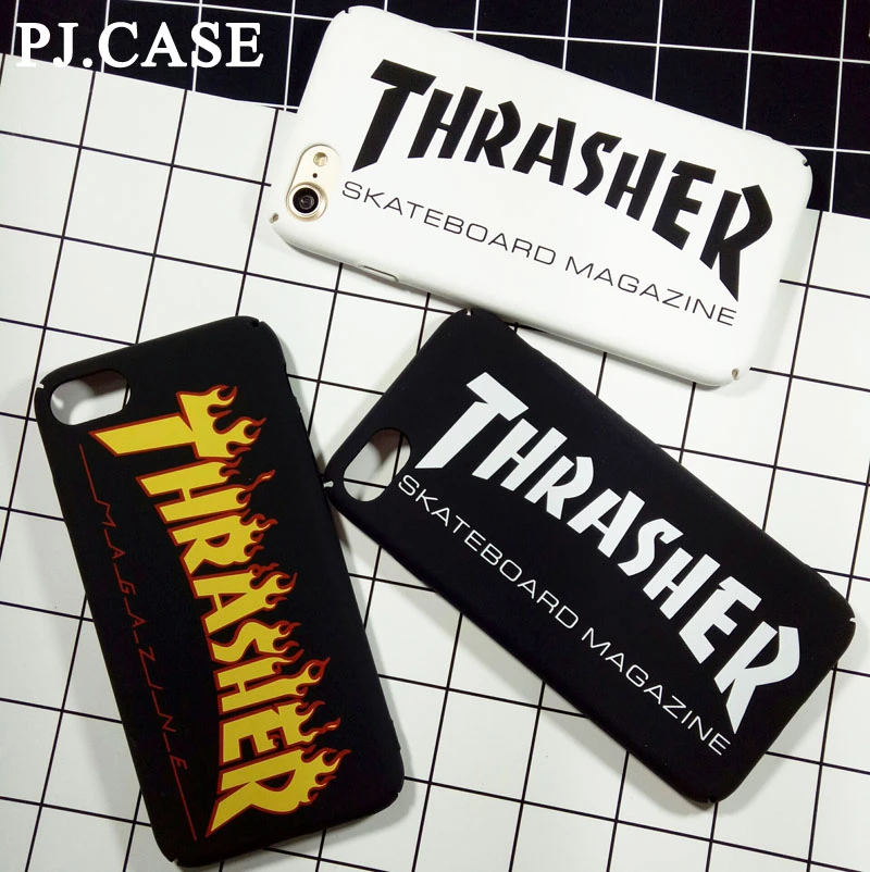 Fashion Design Letter Thrasher Case For iPhone 7 Matte Hard Plastic Cover  Capa Coque For iPhone 6 6s plus Hull Shell Carcasas|cover suit|cover case  blackberrycase cover blackberry - AliExpress