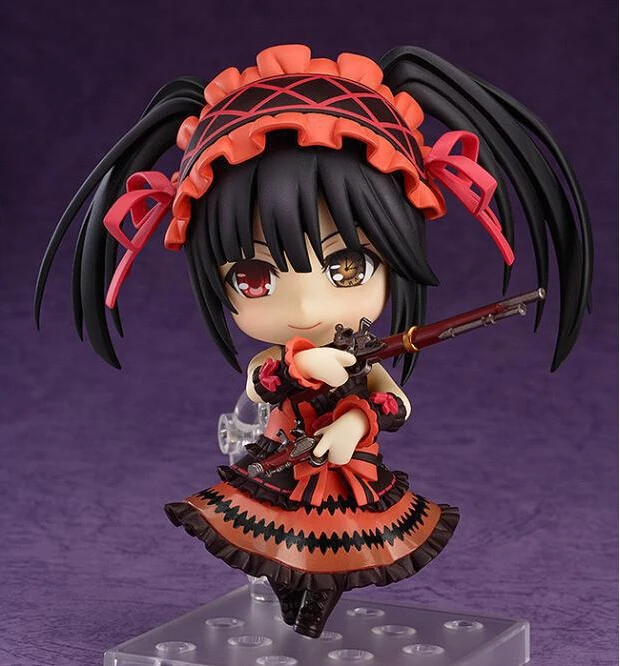 Новинка Nendoroid Аниме Фигурка Дата A Live Tokisaki Kurumi 466 Brinquedos ПВХ фигурка модель куклы детские игрушки " 10 см Y6047