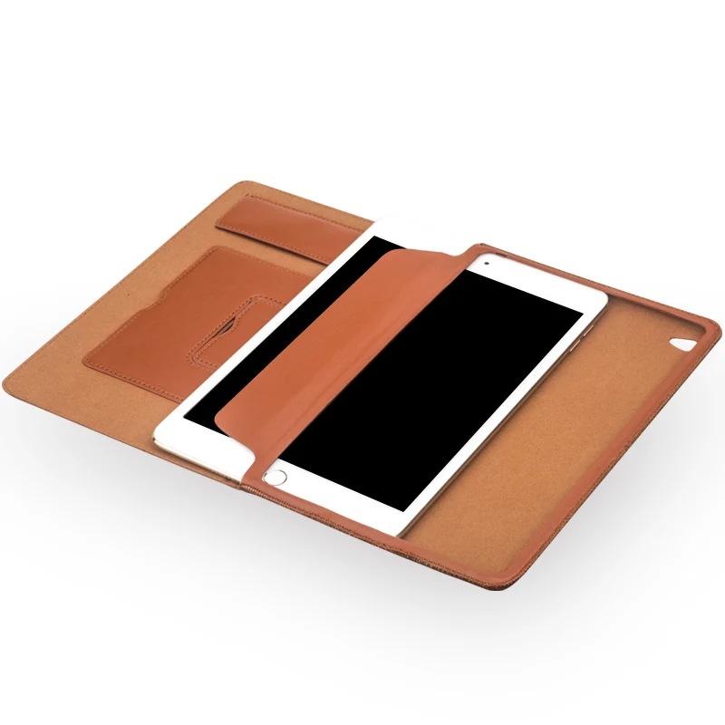 Брендовый чехол Qialino из натуральной воловьей кожи для iPad mini 4 с полной защитой