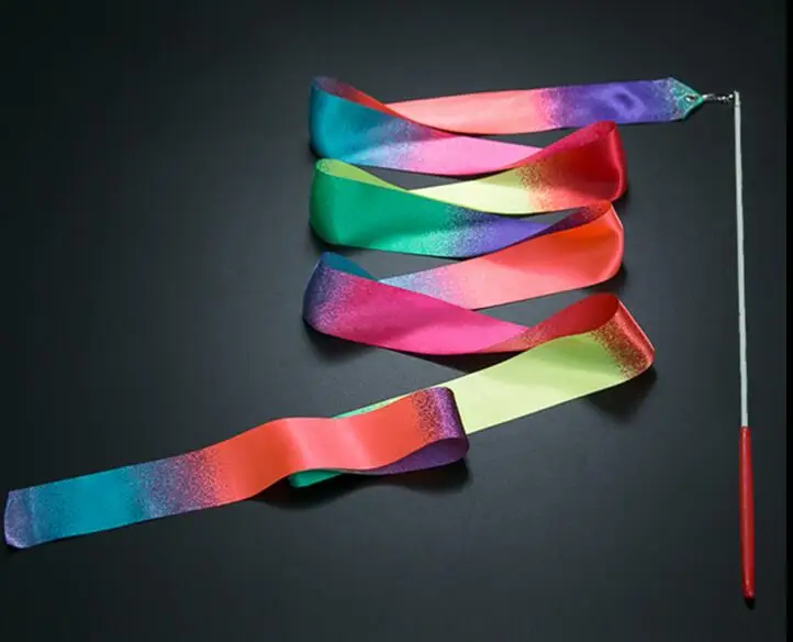 

Stage dance streamer Rainbow streamer 0.5*6Meter 2piece
