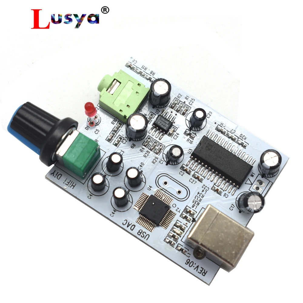 

CM108 Headphone Amp TDA1305T IIS USB DAC Audio Decoder Board A1-009