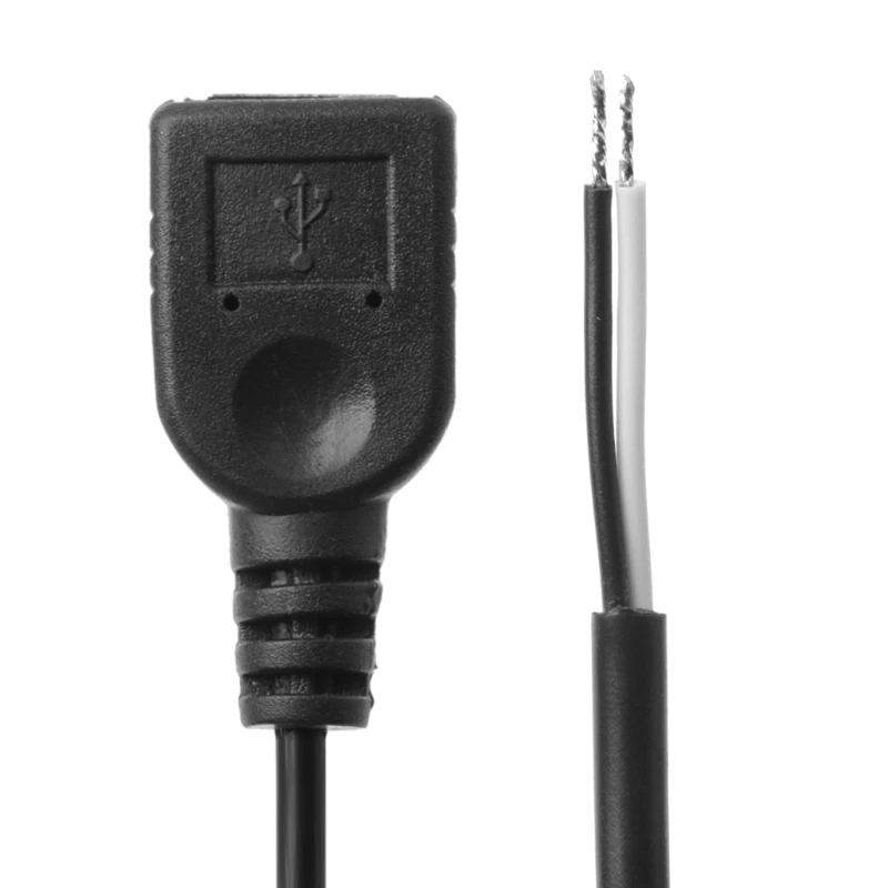 USB 2 0 гнездовой разъем Pin провода кабель для зарядки коннектор сделай сам 30 см 1