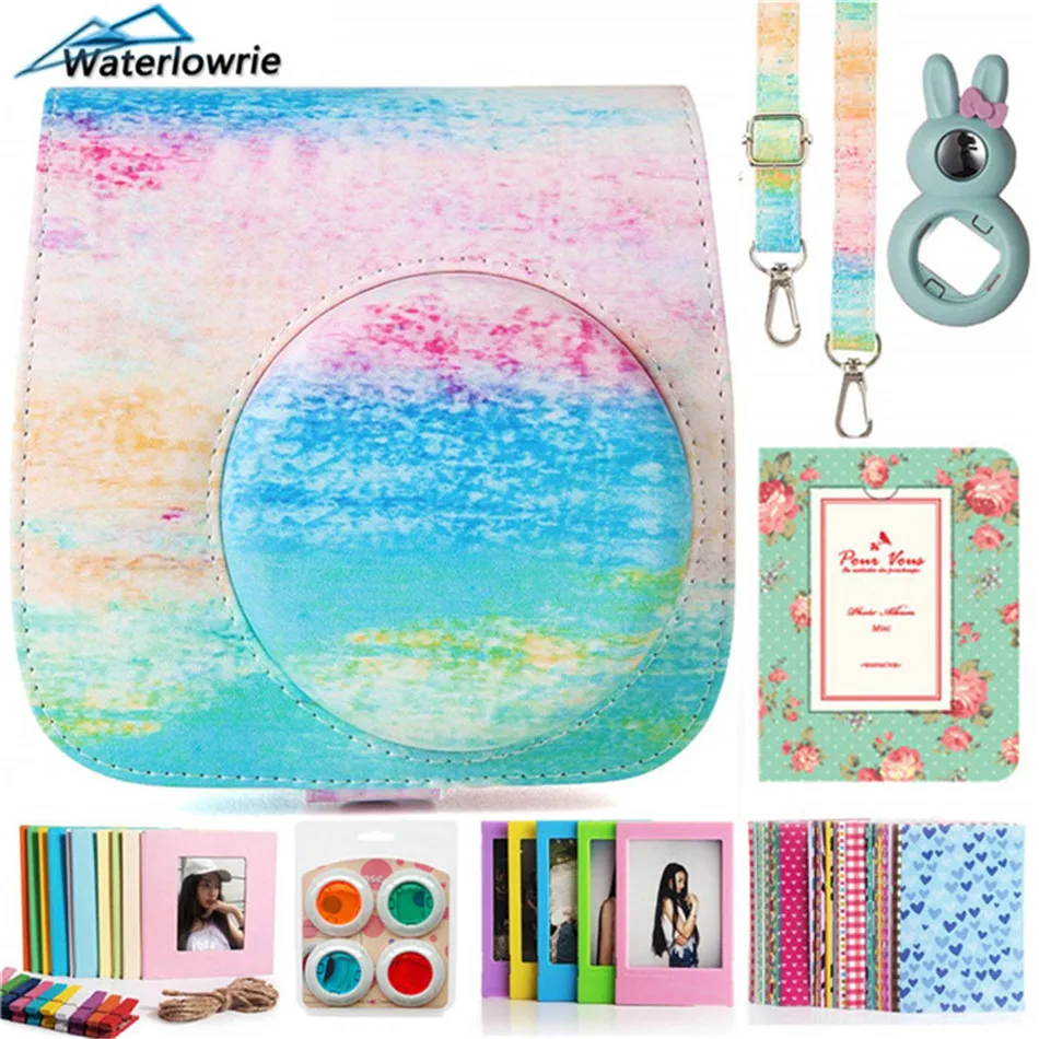 

Compatible Fujifilm Instax Mini 8 9 Film Camera Bundle with Case, Album, Filters Accessories for Fuji Fujifilm Instax Mini9 8 8+