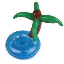 Летние игрушки для ванной милый держатель для напитков ПВХ надувной плавучая Кокосовая пальма деревья игрушка Бассейн Ванная комната пляжные игрушки