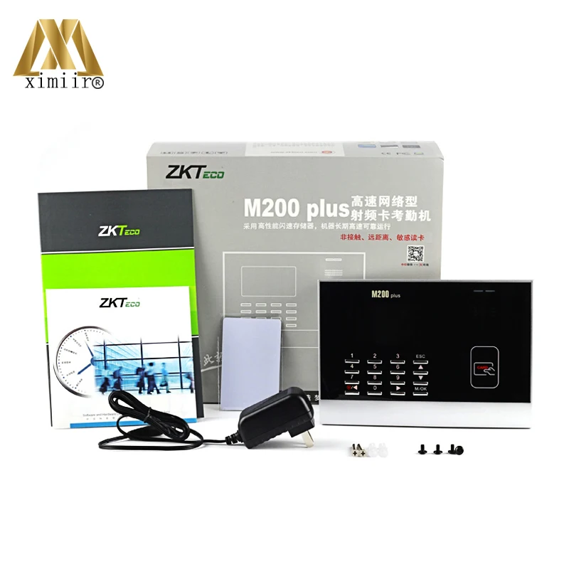 Горячая Распродажа, lcd Цвет Экран M200plus карта посещаемости времени Linux Системы 125 кГц RFID офисного времени Запись