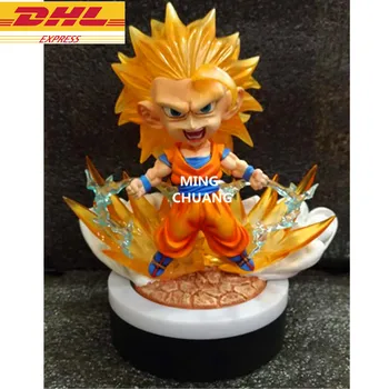 

Dragon Ball Statue Super SaiyanGoku Bust GK Kakarotto Son Gohan Full-Length Portrait With LED Light Resin Action Figure Toy W75
