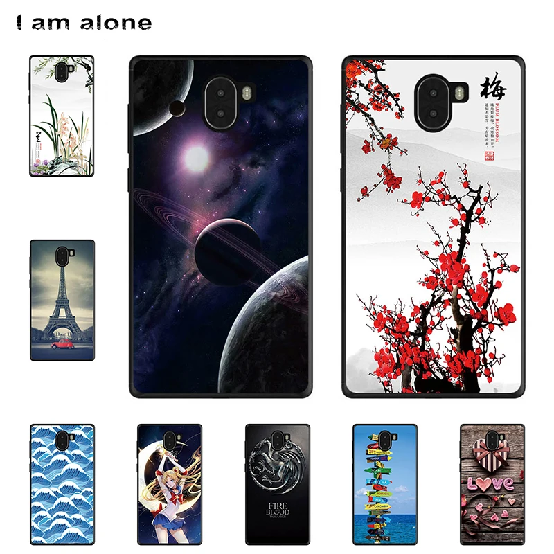 

I am alone Phone Cases For Leagoo Kiicaa Mix 5.5 inch Solf TPU Cellphone Fashion Cute Animals Shell For Leagoo Kiicaa Mix