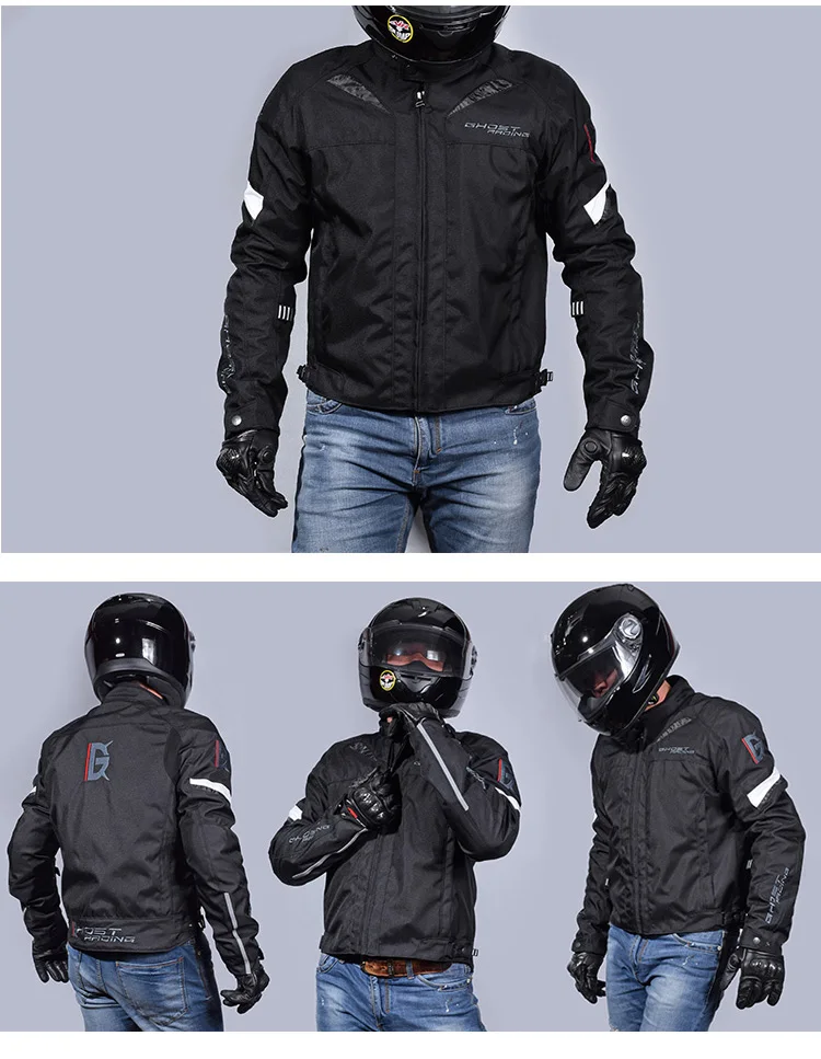 GHOST RACING мотоциклетная куртка защитная Экипировка ветрозащитная Мужская мотоциклетная куртка для мотокросса куртка для гонок по бездорожью мотоциклетная одежда