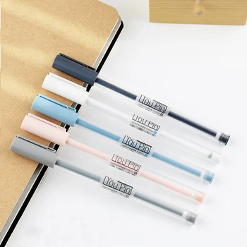 

1Pc Cute Kawaii New Simple 0.35mm MG Writing Gel Pen Office School Supplies Stationery Kids Student Children
