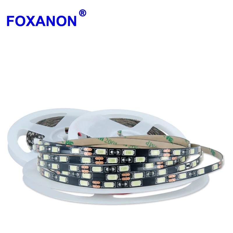 Светодиодная лента Foxanon узкая сторона светильник мм 5730 SMD гибкая Диодная лампа 300