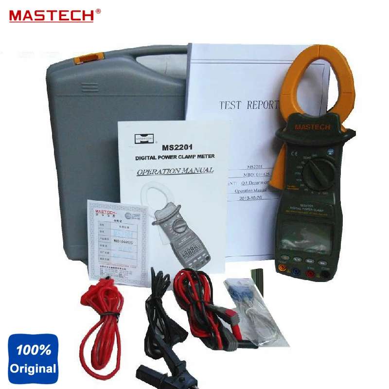 

Mastech MS2201 Digital Power Clamp Meter Single Phase Meter