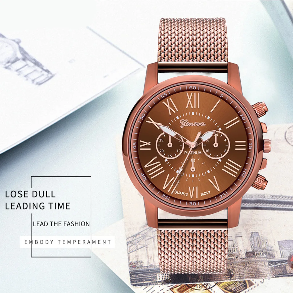 

Womans Watches Luxury Stylish Quartz Stainless Steel Dial Casual Bracele zegarek damski clock women 2019 relojes para mujer