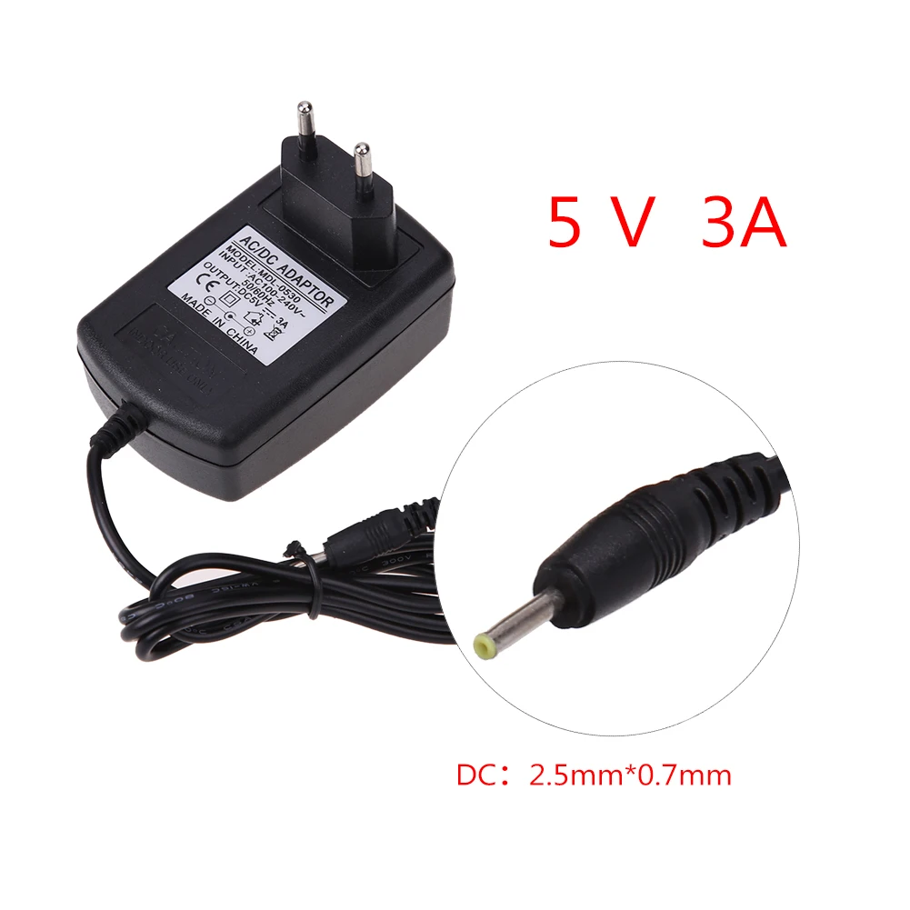 Eu/US/UK Adpater 5 В 3000mA 3A 2.5*0.7 мм универсальный AC DC Питание адаптер для оконные рамы Android Планшеты PC
