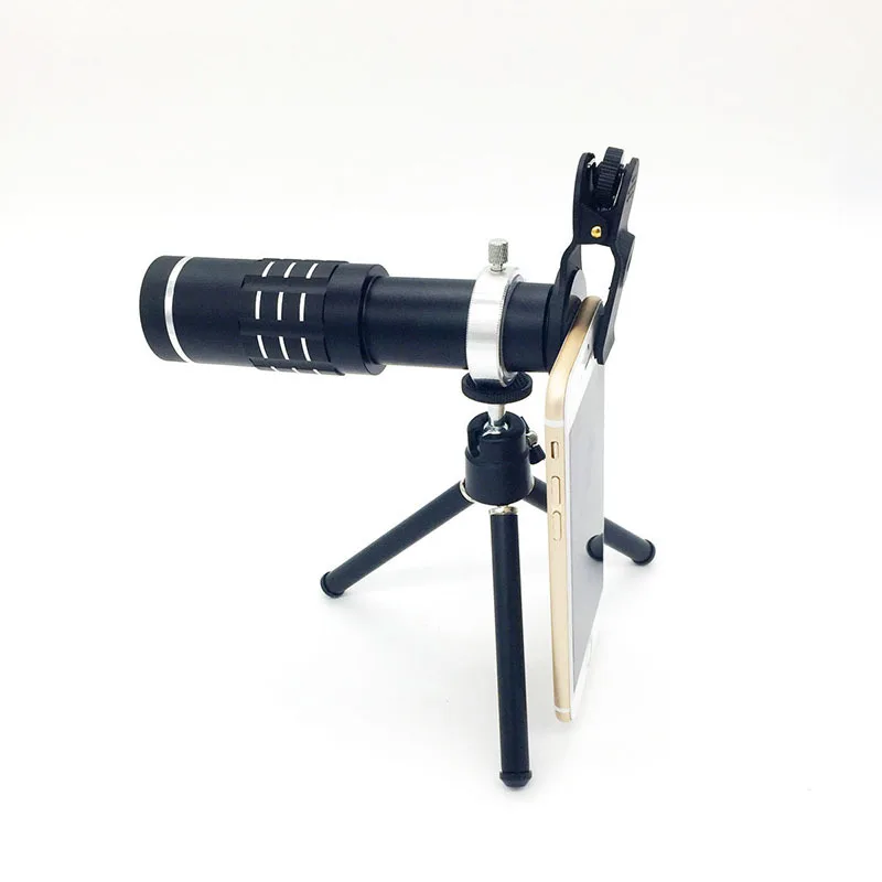 18x Zoom Optical Telescope Telephoto Lens W/ Tripod Clip Kit Universal Phone Camera Lenses For iPhone 6 6s 7 8 Plus Mobile Phone
