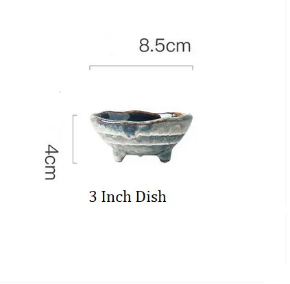 3 Inch Dish NIMITIME, европейский стиль, керамика, неправильные западные рыбные стейки, блюда, обеденная чаша, домашний суп, лапша, салатник, посуда - Цвет: 3 Inch Dish