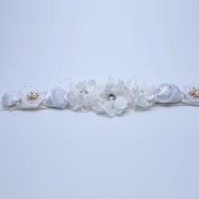 Свадебный пояс мода полиэстер цветочные ремни для женского платья свадебный цветок невесты ленты для девочки цветок из атласной ленты пояс 658