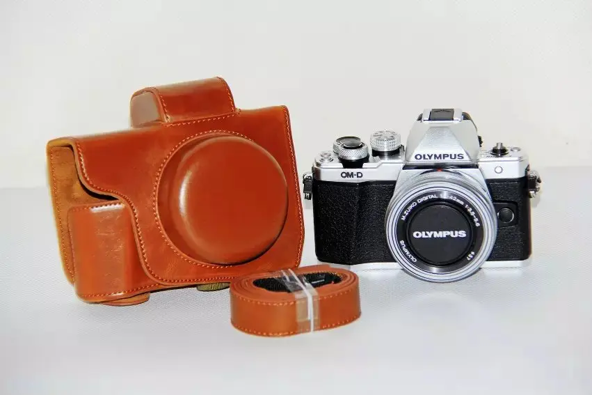 オリンパス用puレザーカメラケース,OM-D E-M10 mark iii em10iii