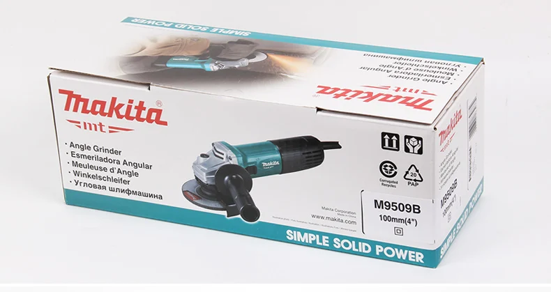 Японии MAKITA электроинструментов MAKITA 100 мм резки металла шлифовальный станок 850 Вт Высокая мощность Кофемолки