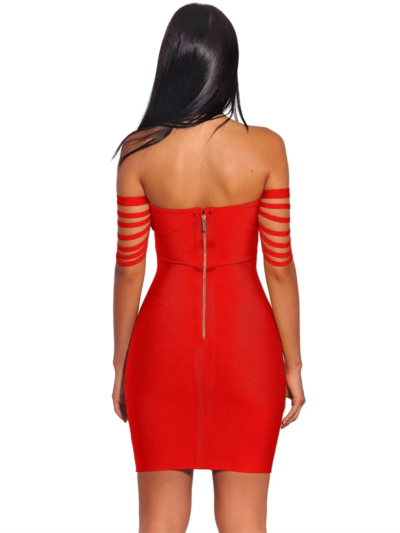 Новое Поступление Коктейльные Вечерние женские платья с бахромой сексуальное с открытым плечом мини облегающее платье с кисточками облегающее Красное Желтое